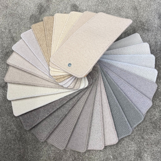 Sample collection of carpet choices